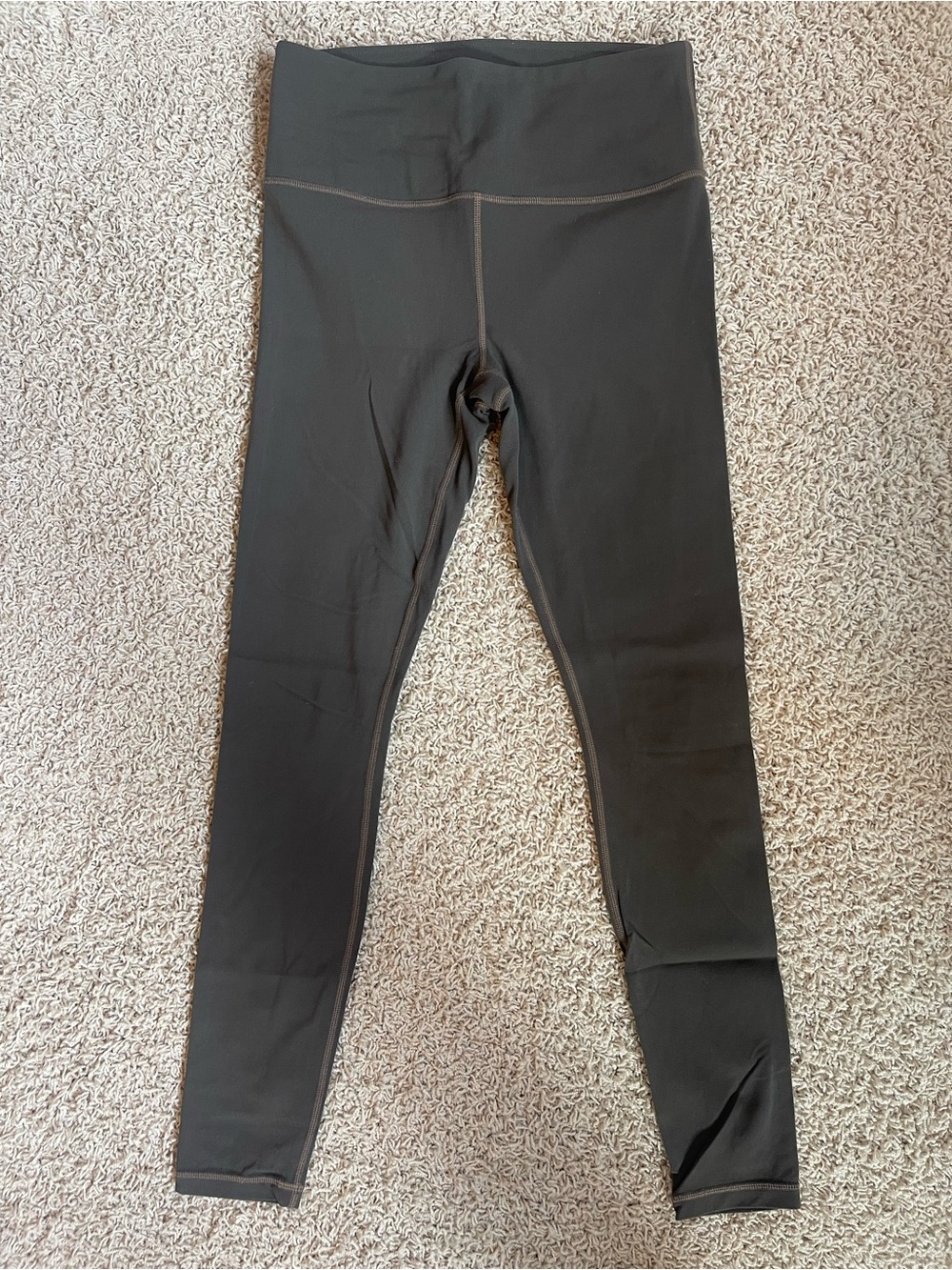 Athleta Olive Green Elation High-waisted Leggings